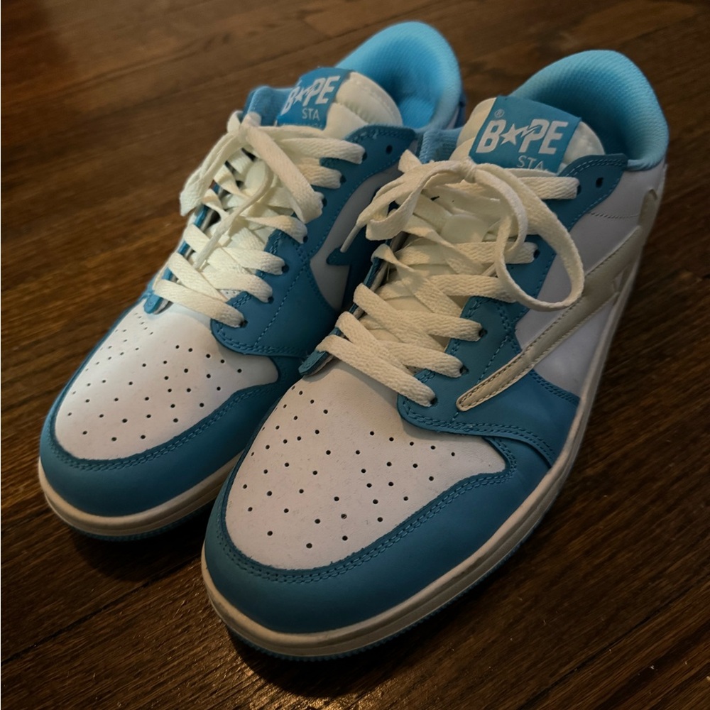 Indigo Studios LA UNC - Jordan 1 Low Bape